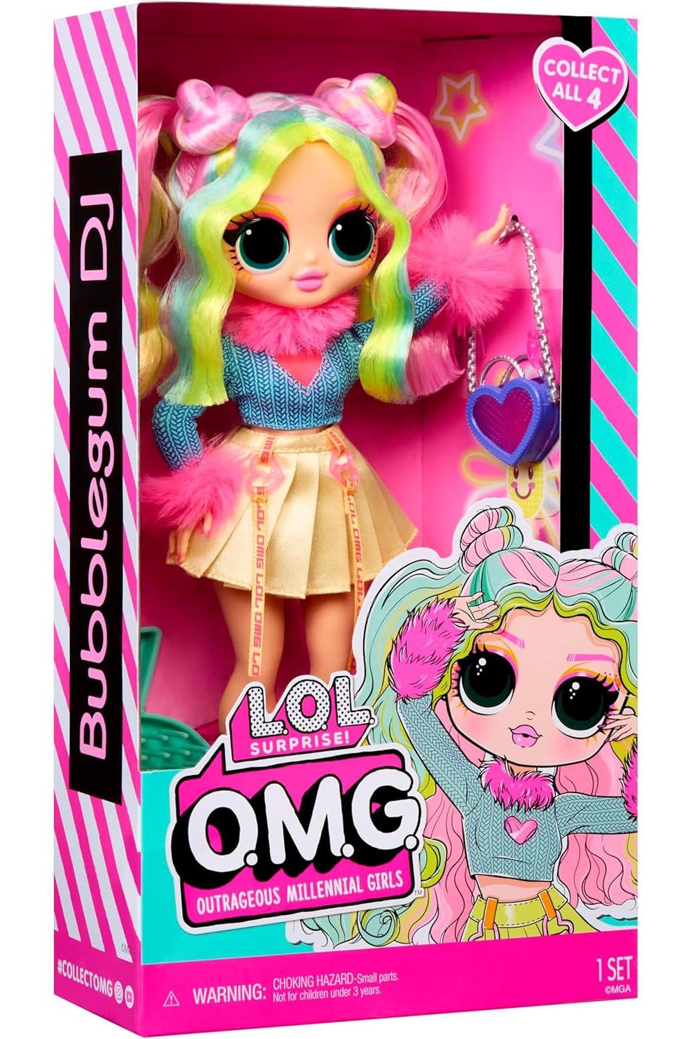 Кукла модельная L.O.L. Surprise! OMG Entry Bubblegum D.J. 595649-EUC - фото 5