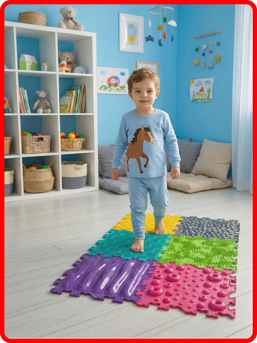 Коврик-пазл SPORTO.ONE Комфорт 50 x 75 см 6 шт. - фото 7