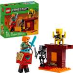Конструктор LEGO Minecraft Битва за лаву Нижнего мира блочный