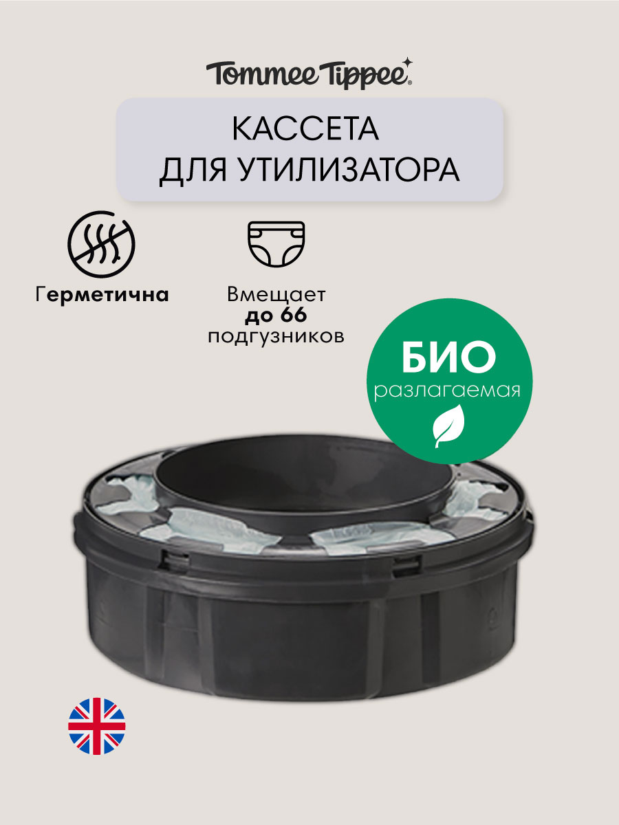 Кассеты для утилизатора Tommee tippee накопителя 1 шт для подгузников Twist Click - фото 1