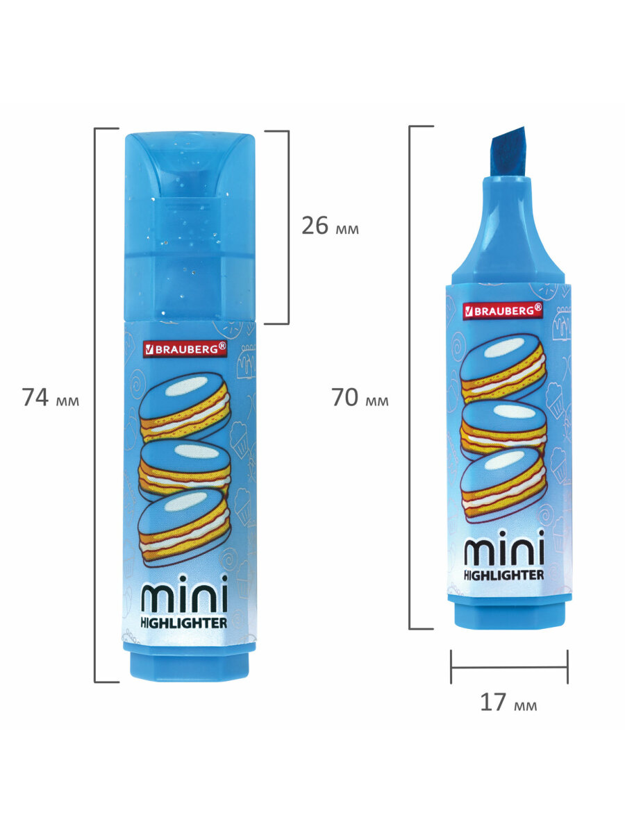 Текстовыделители Brauberg 12 цв. - фото 14
