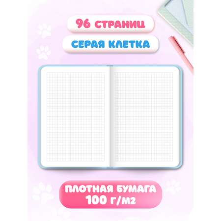 Блокнот Проф-Пресс Белый медвежонок. в клетку А5 48 лист.