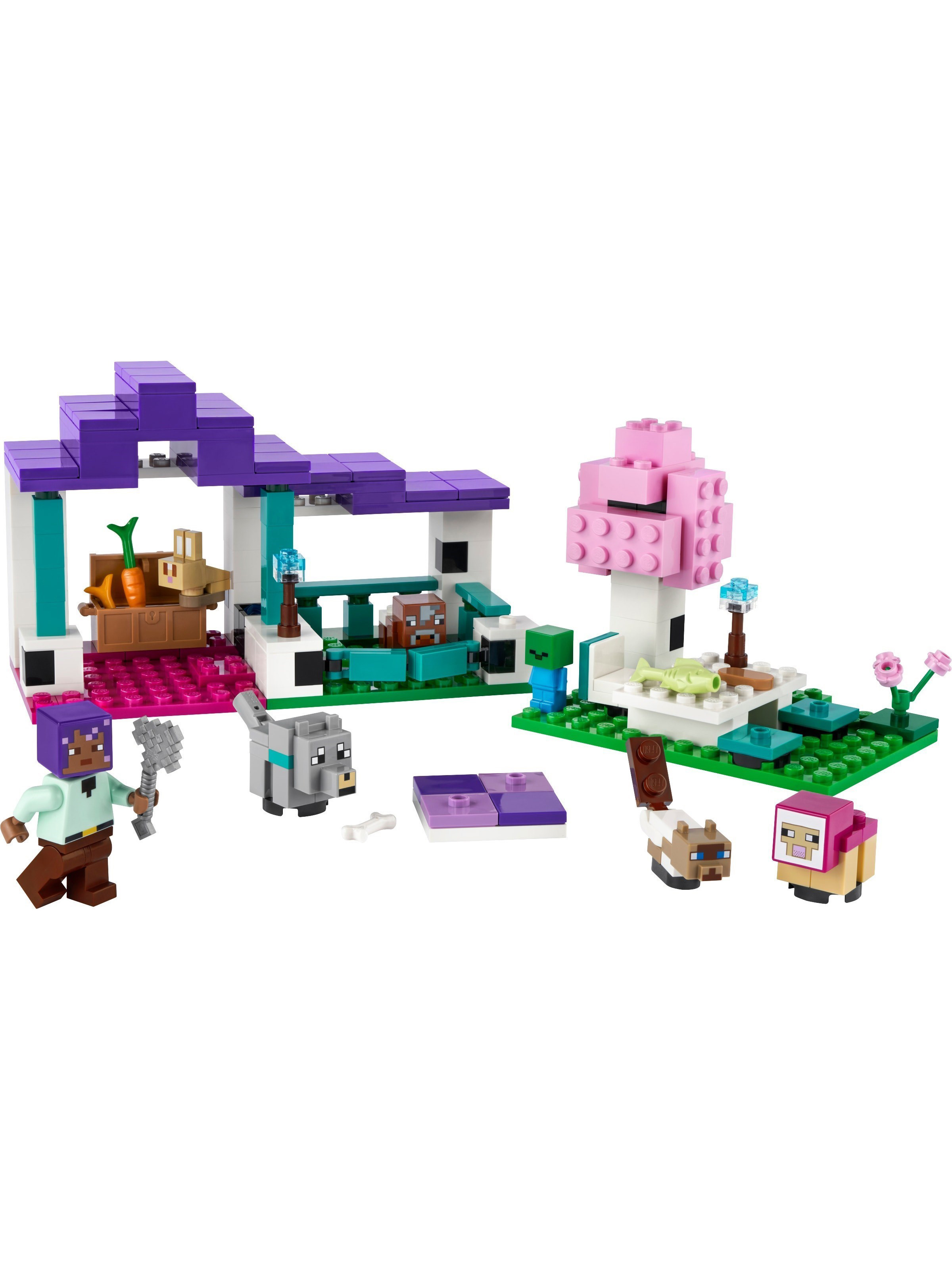 Конструктор LEGO Minecraft Приют для животных 206 дет. - фото 2