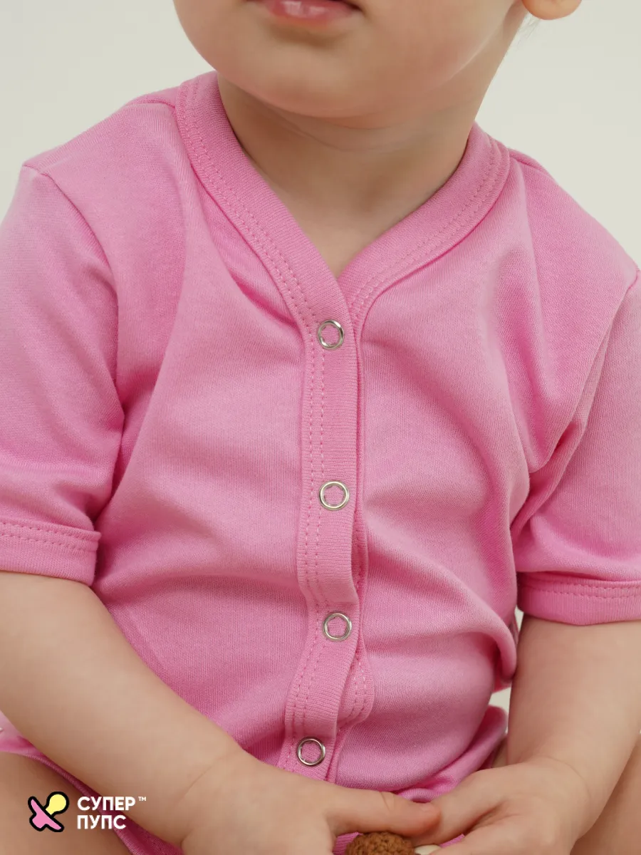 Боди 3 шт Супер Пупс нбр/3пр/бд/коррук/SK23розовыйлисточкиветочки - фото 12