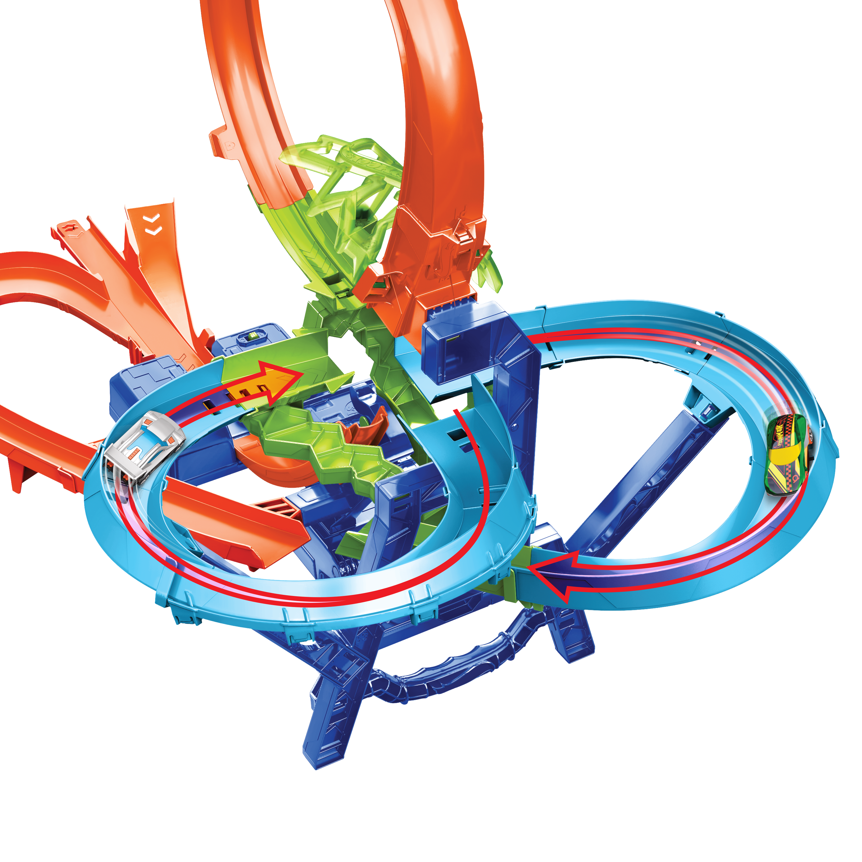Трек Hot Wheels Столкновение в воздухе JFD12 - фото 2