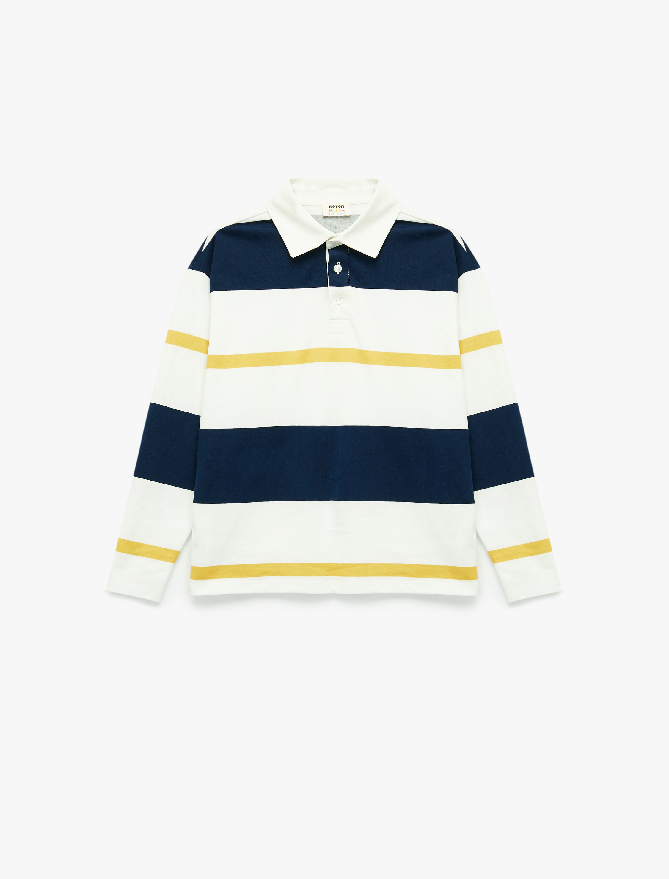 Лонгслив-поло KOTON 6WKB10071TK0S1 - фото 3