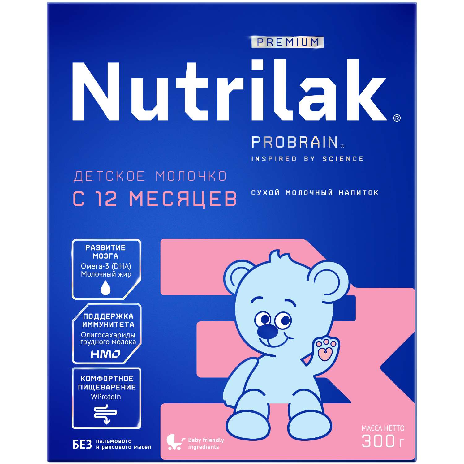 Смесь молочная Nutrilak Premium 3 300г с 12месяцев - фото 1