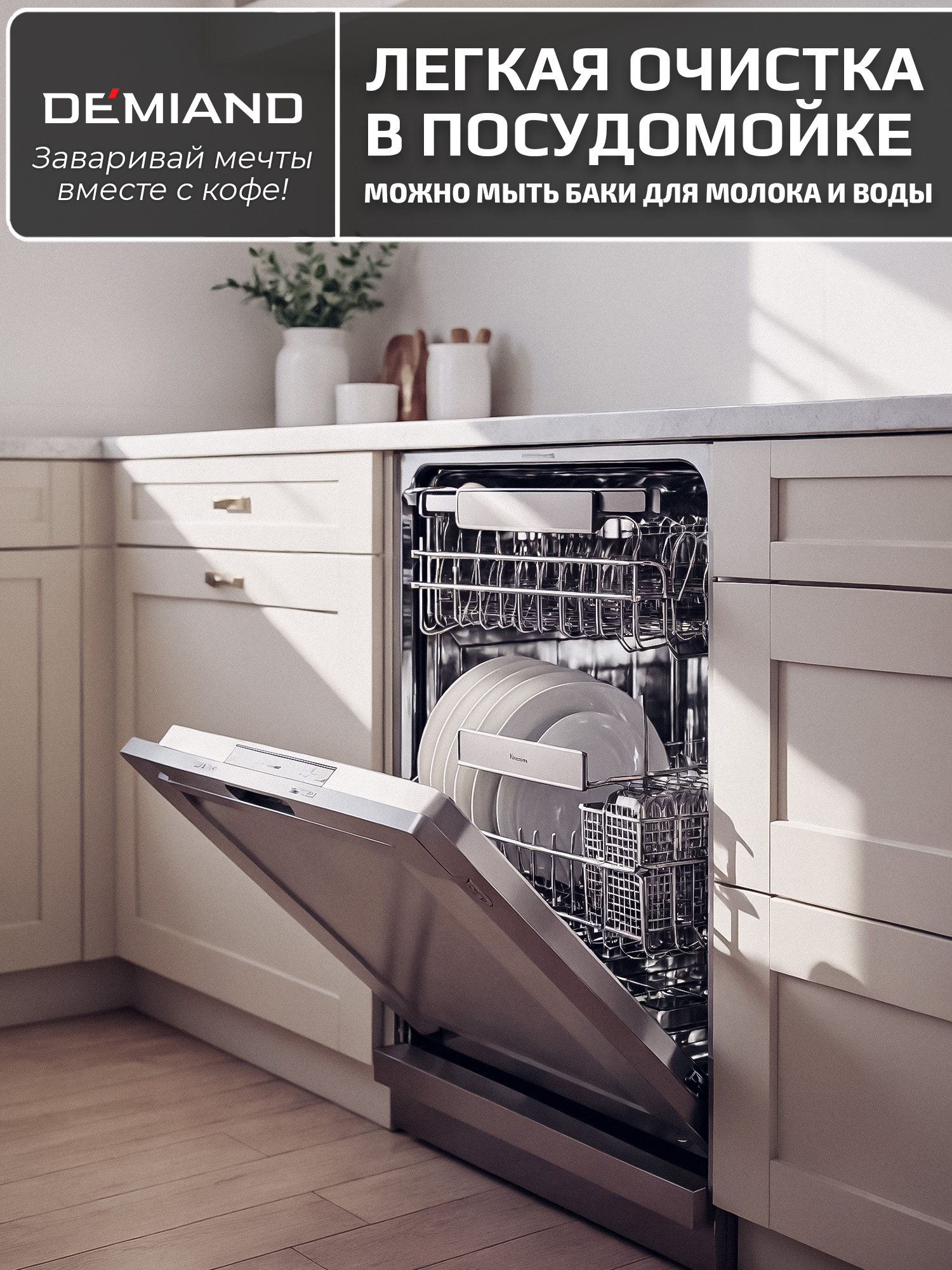 Кофеварка рожковая RIVO DEMIAND с автоматическим капучинатором - фото 19