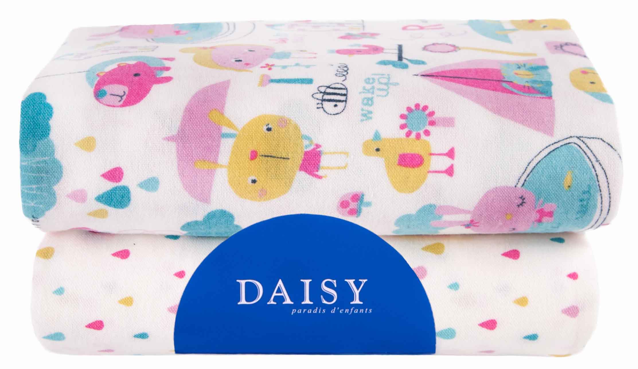 Пеленка Daisy Фланель 2шт 75х120см Девочки - фото 2