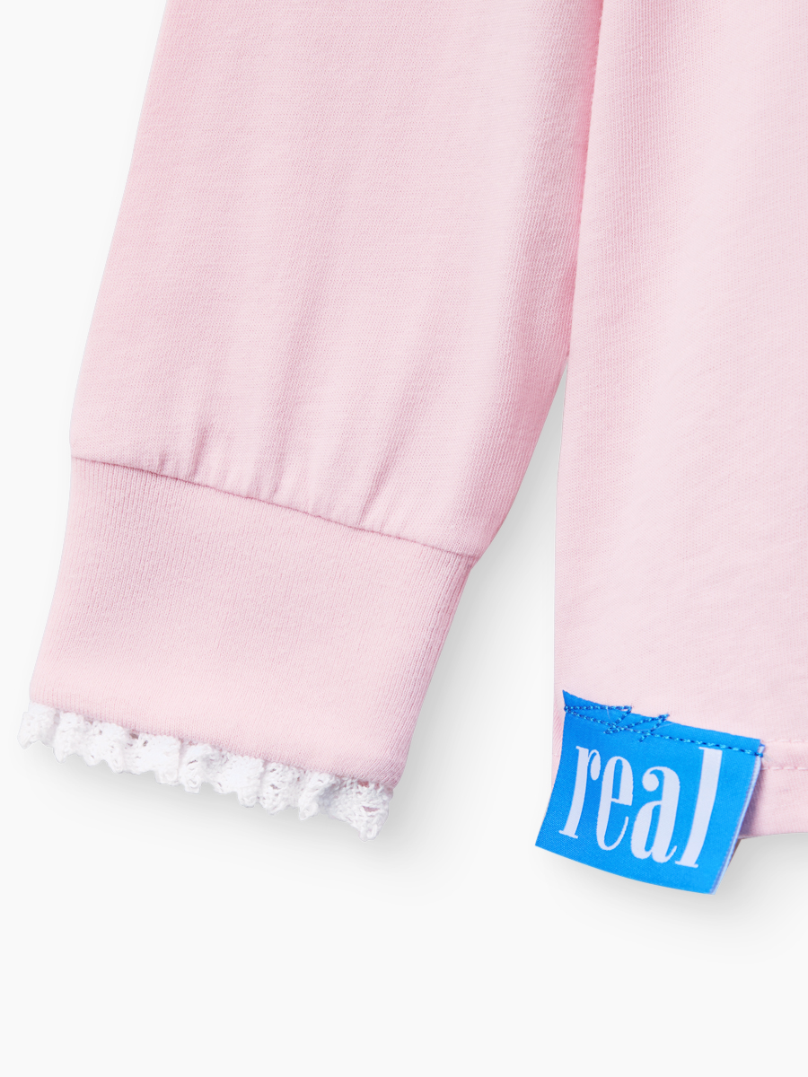 Лонгслив-поло Happy Baby 88657_pink - фото 6