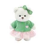 Мягкая игрушка TeddyTales Медведь Счастье белый