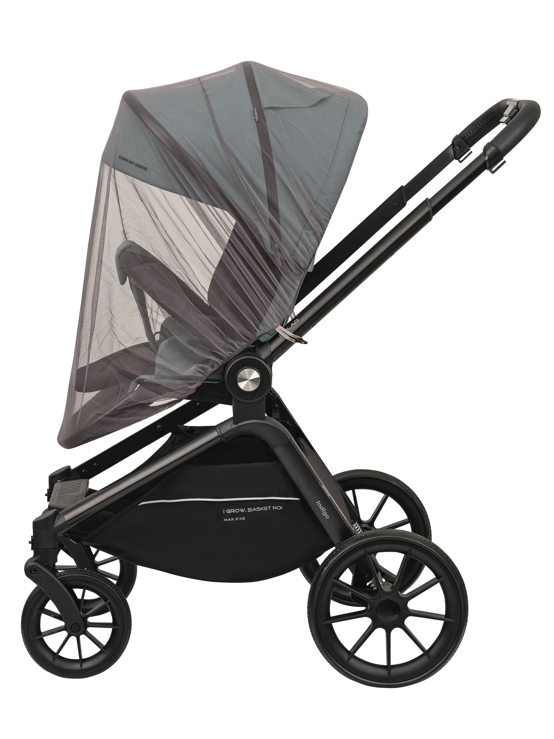 Коляска 2в1 Indigo Solar зеленый - фото 19