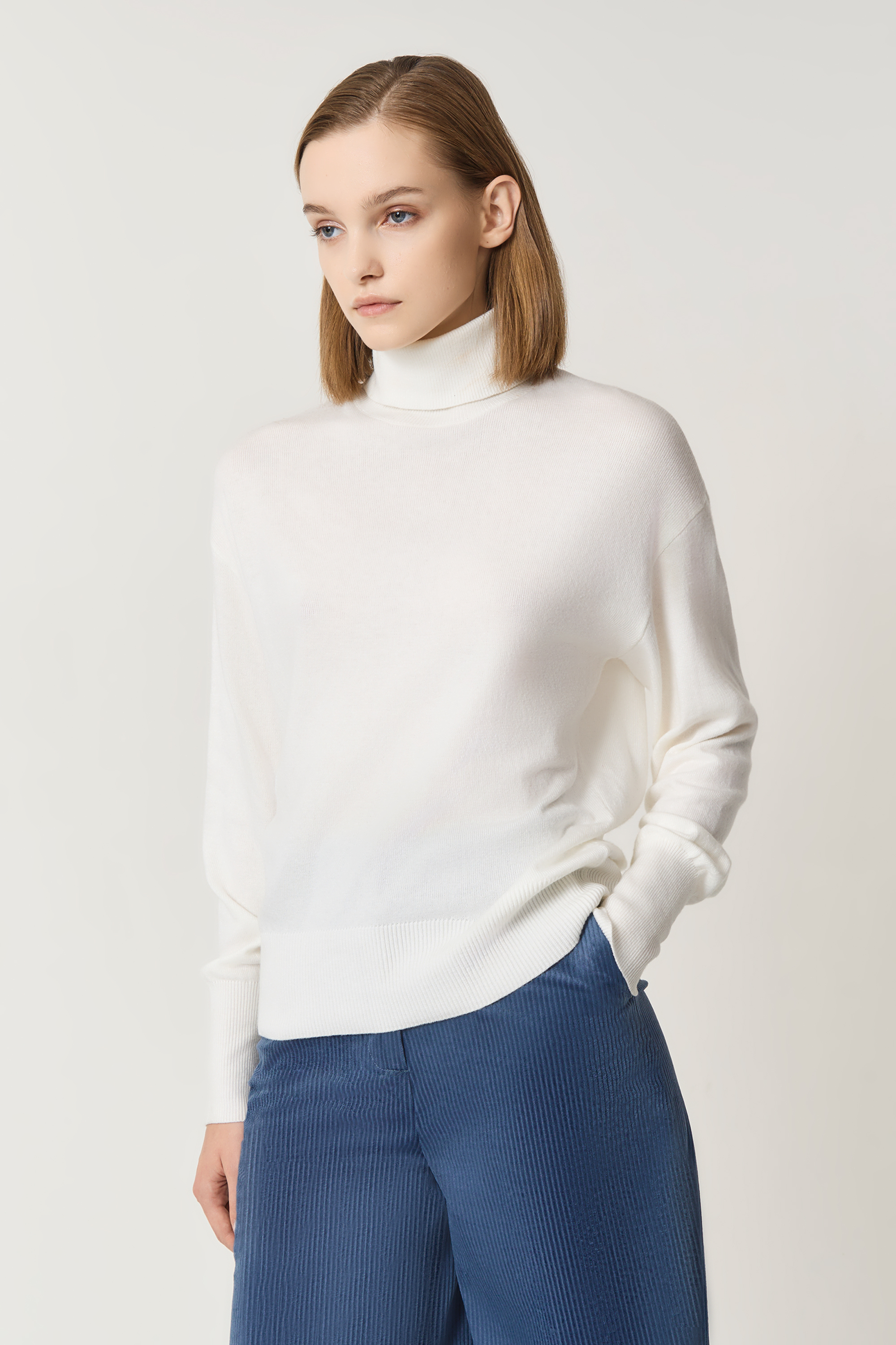 Водолазка Baon B221703/COLD MILK - фото 1