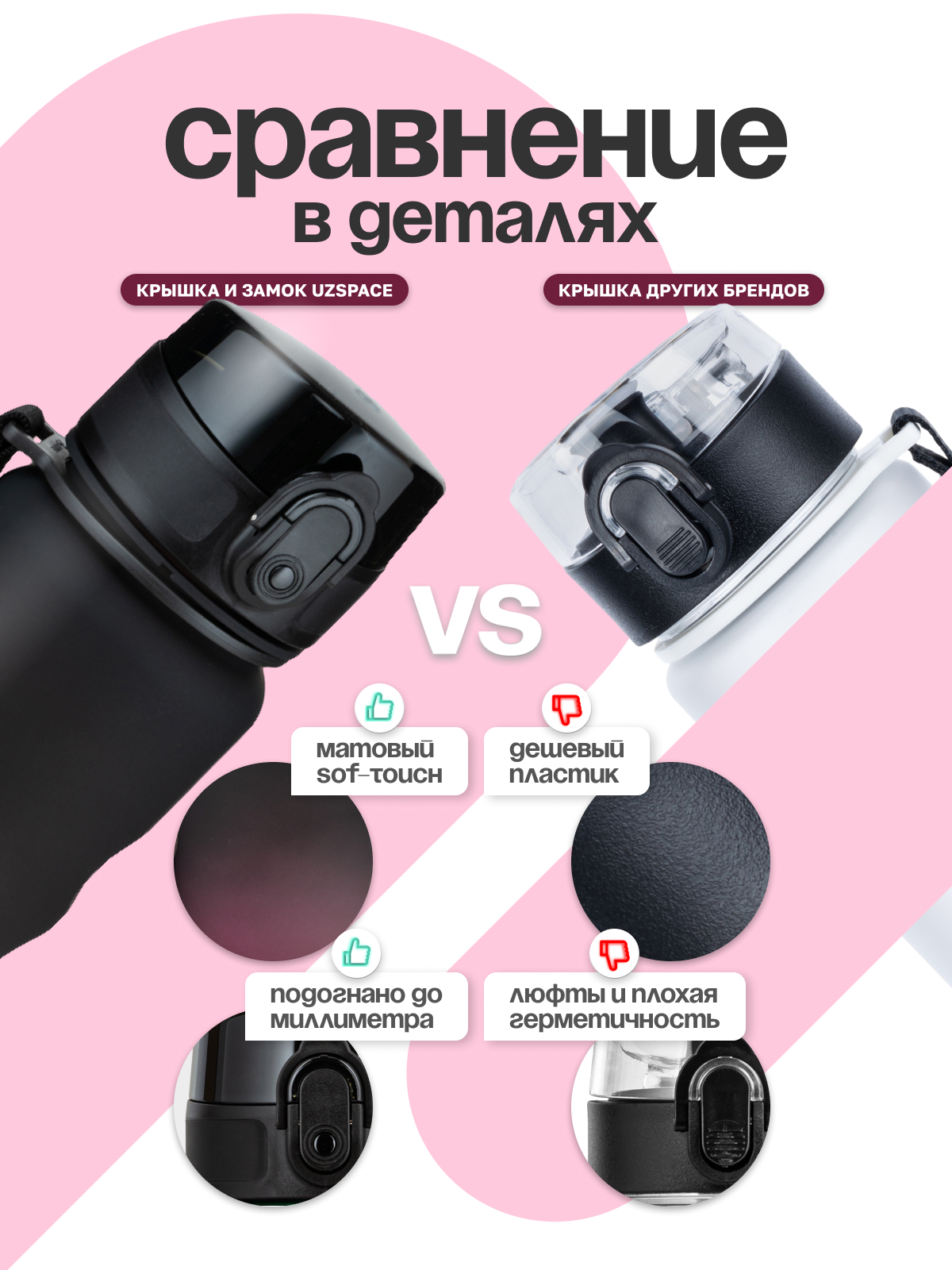 Бутылка UZSPACE 500 мл - фото 4