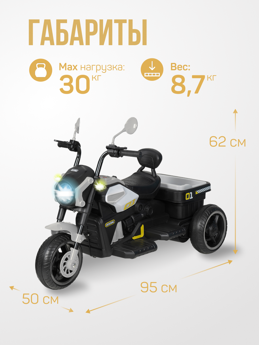 Электромотоцикл Farfello SR9858 - фото 4