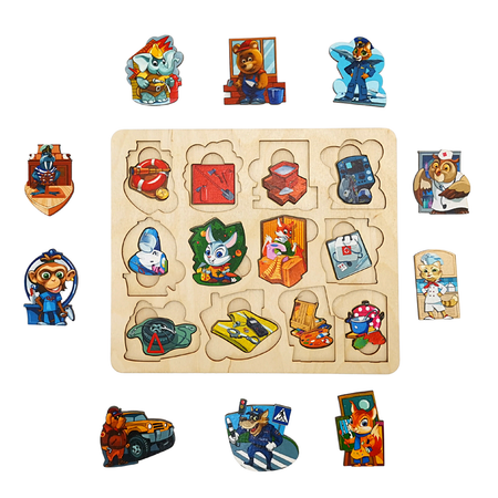 Игрушка Нескучные игры пазл Кто есть кто Профессии