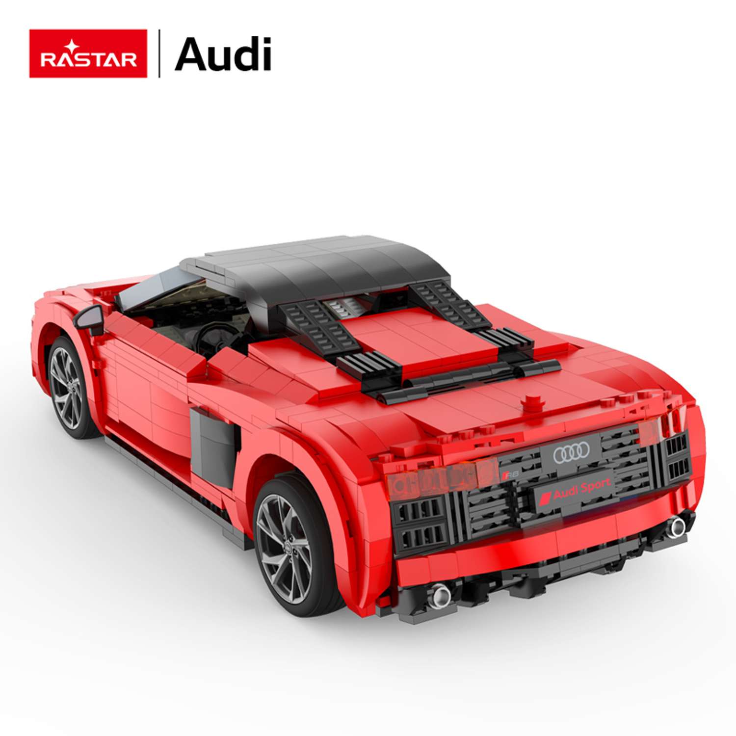 Конструктор Rastar Audi R8 Spyder блочный - фото 5