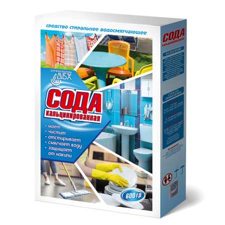 Средство для стиральной машины ДБХ сода кальцинированная 0.6 кг