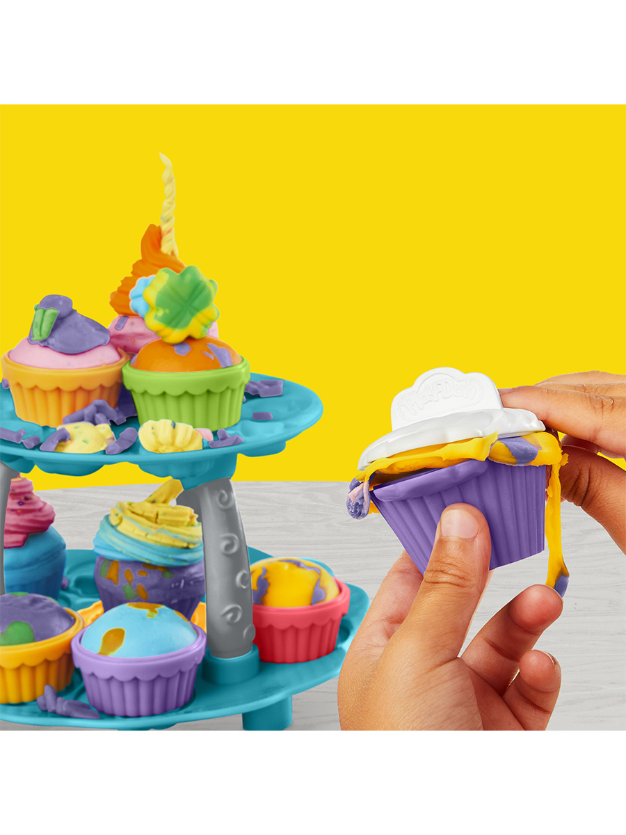 Масса для лепки Hasbro Play-Doh Кексы с подставкой - фото 9