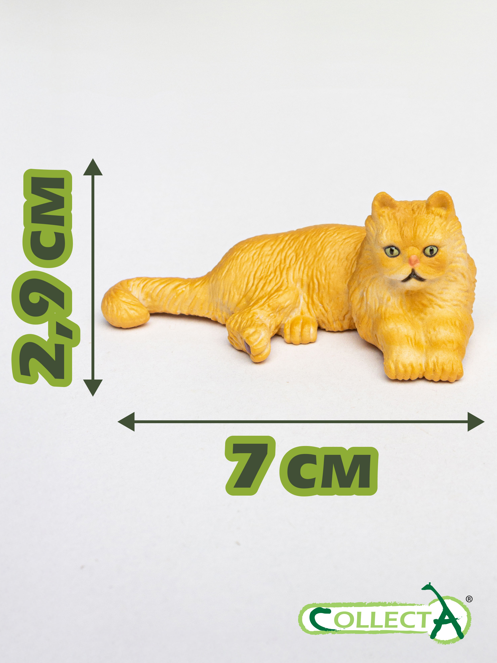 Фигурка Collecta Кот персидский лежачий, S - фото 2