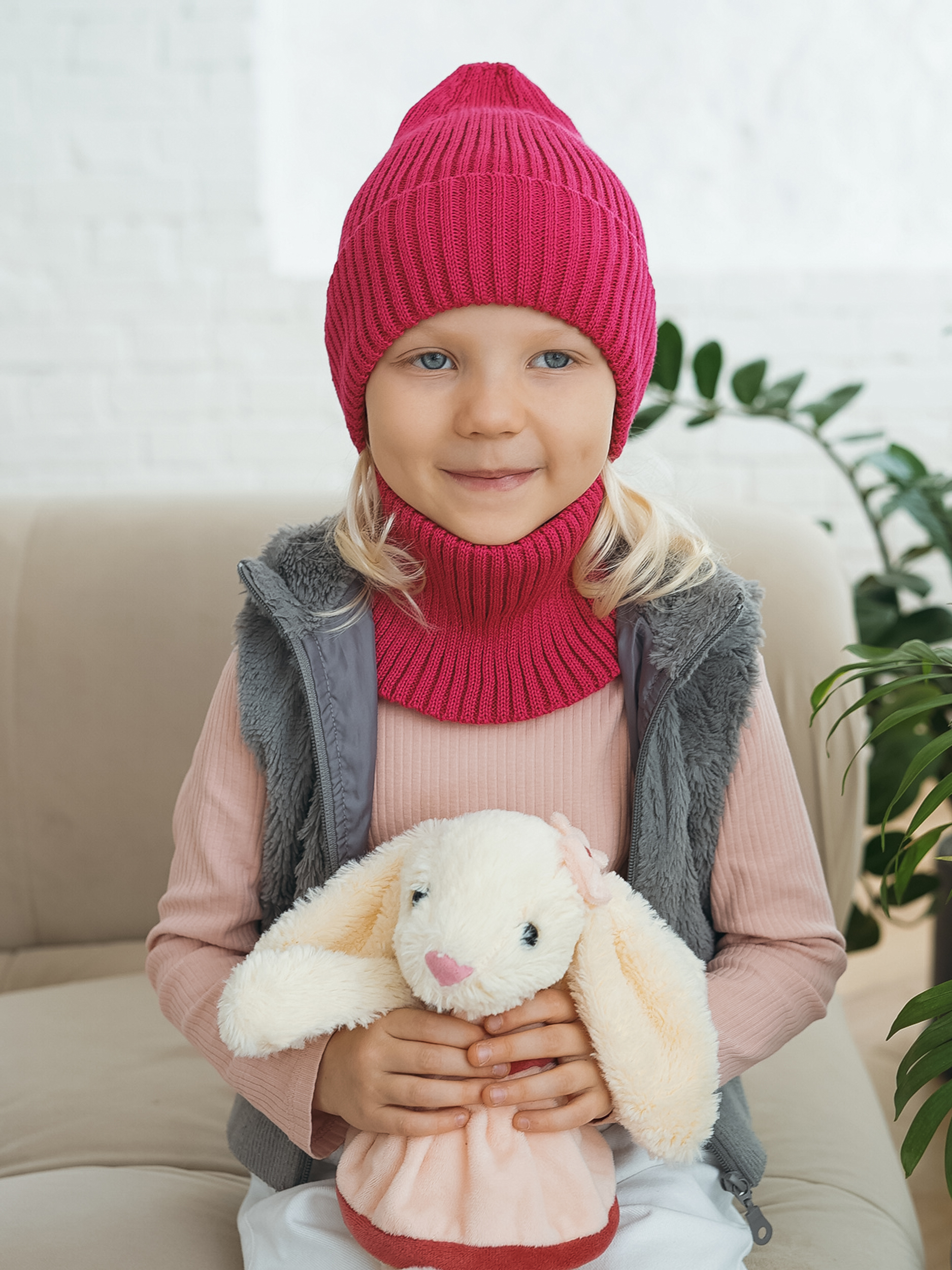 Шапка-бини Starkoff Kids Д300651 - фото 3