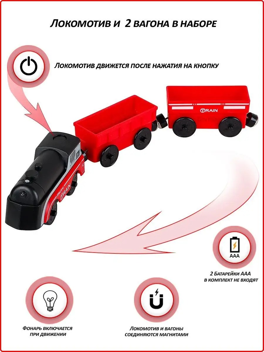 Набор железнодорожный Givito G211-022 - фото 6