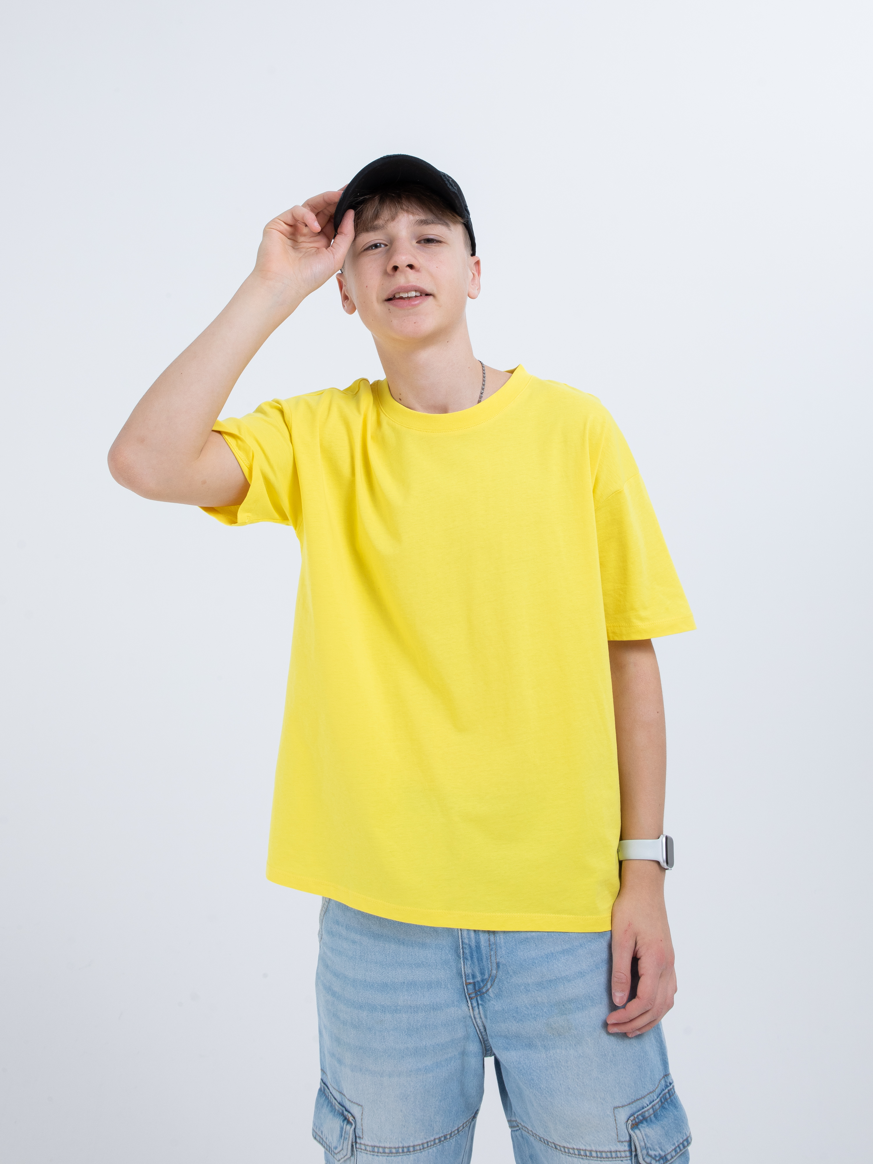 Футболка STELLA MODA 11601._светло-желтый - фото 1