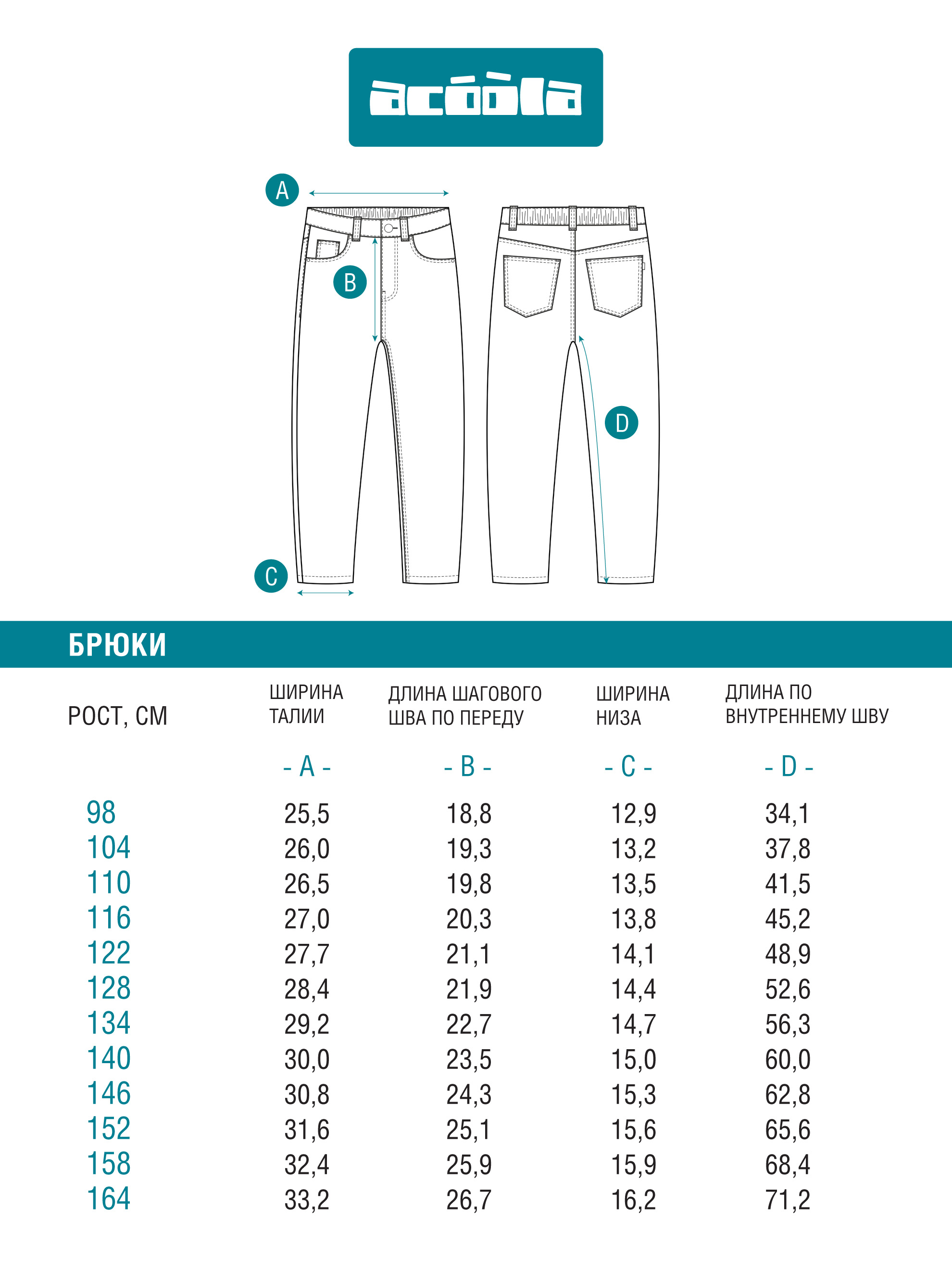 Джинсы Acoola 20230440046_0093512 - фото 7