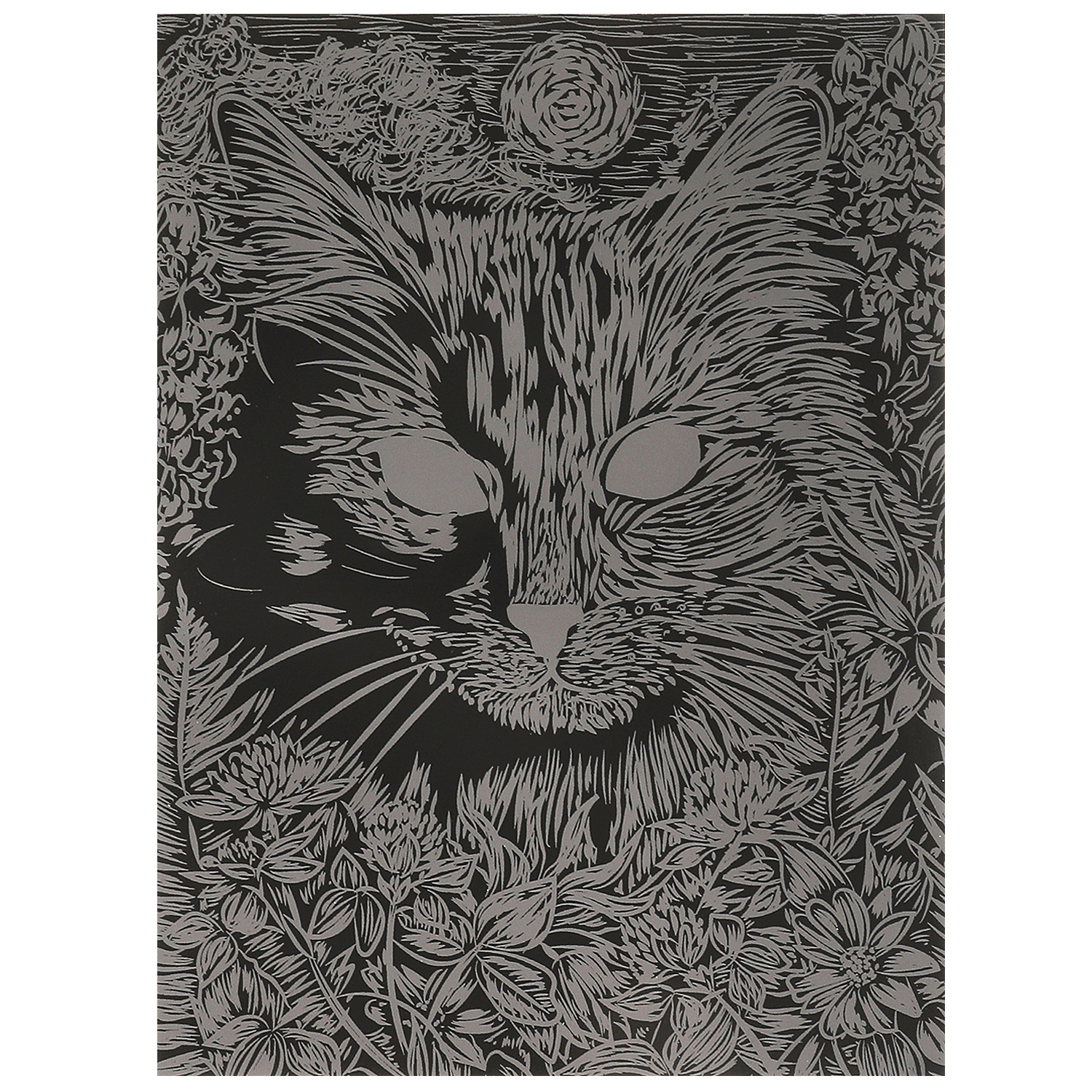 Гравюра Multiart Рыжий кот - фото 3