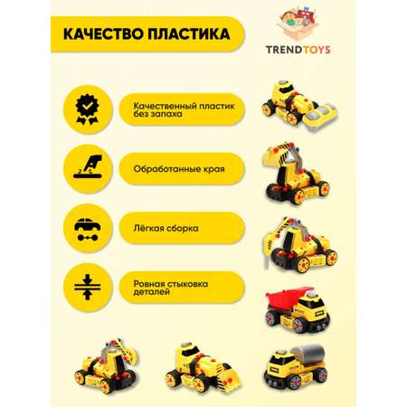 Конструктор TrendToys с отверткой сборная игровая модель