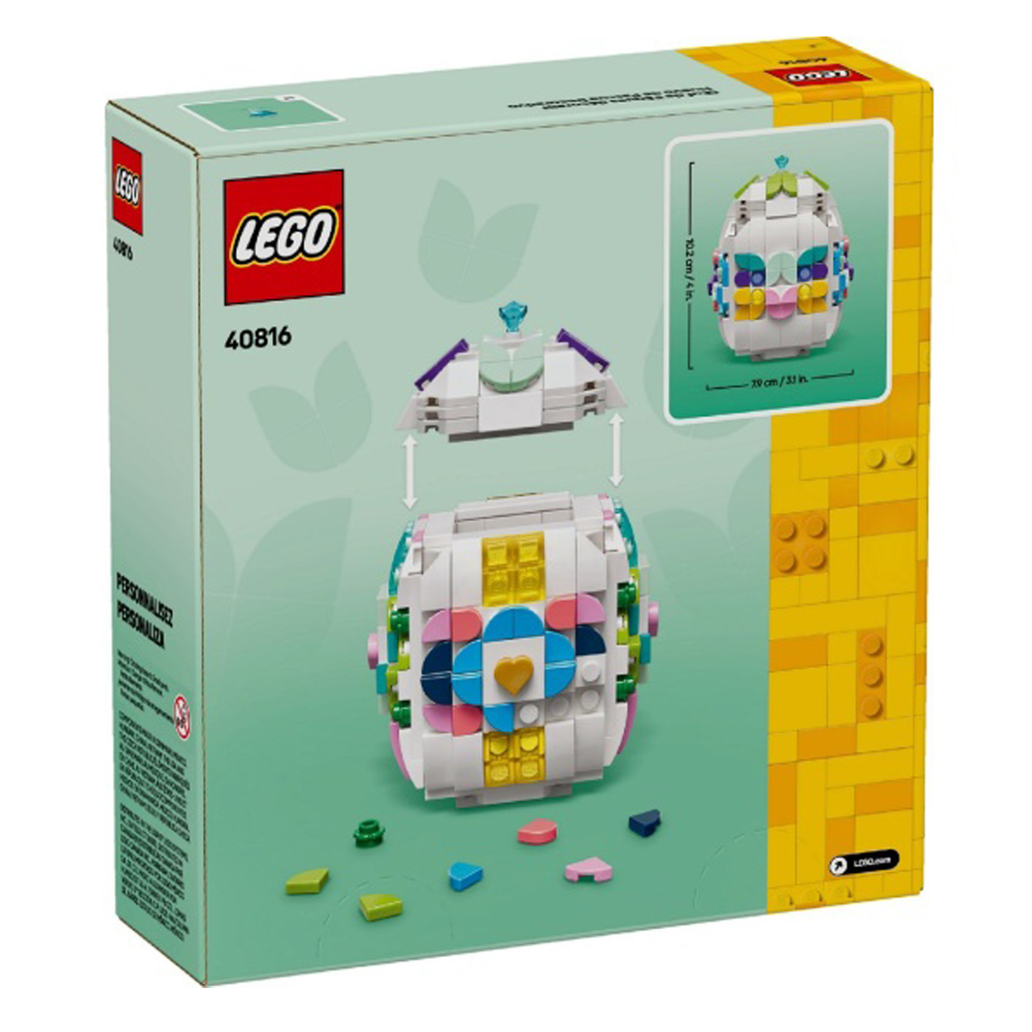 Конструктор LEGO Icons Декоративное пасхальное яйцо 386 дет. - фото 3