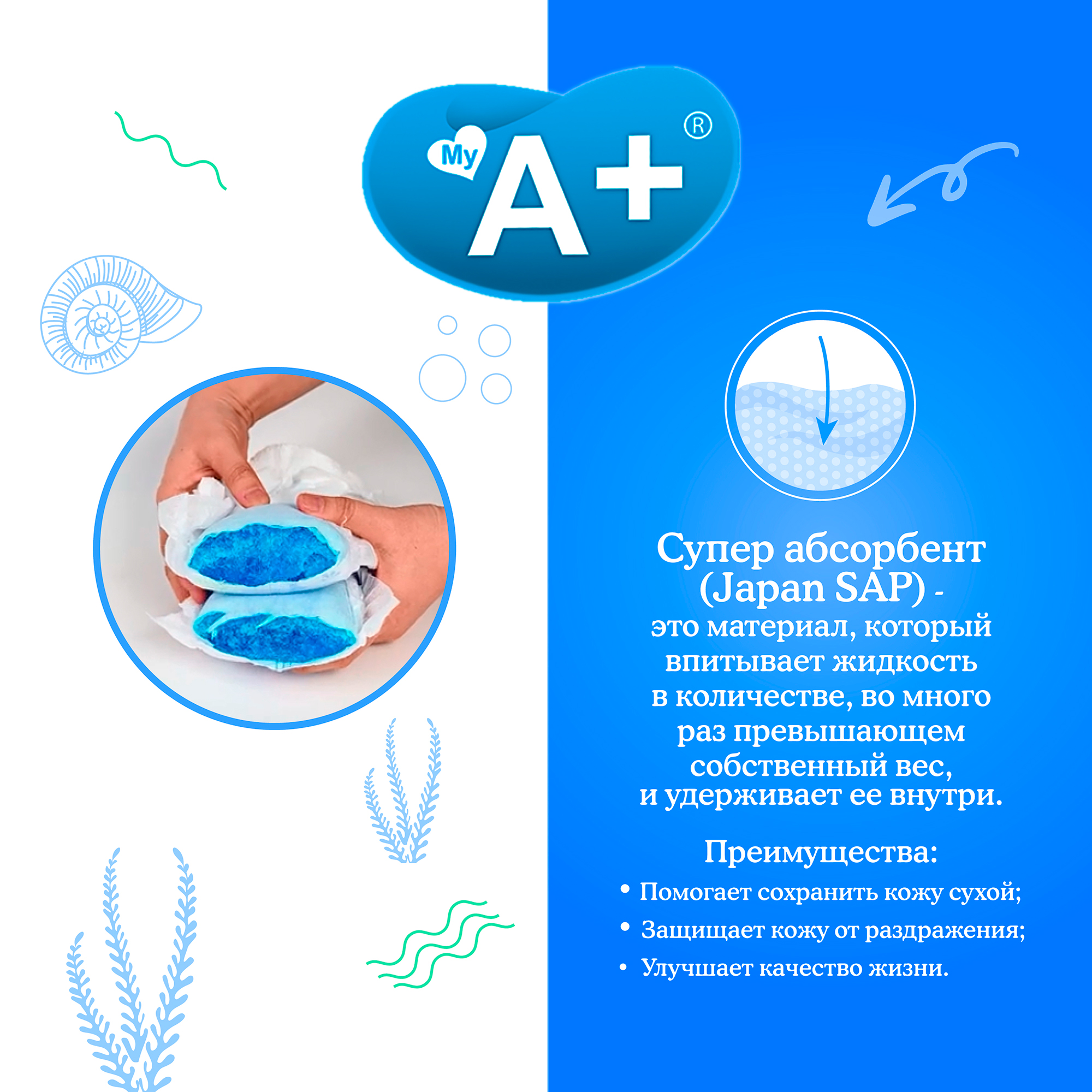 Трусики My A+ M 60 шт. - фото 3