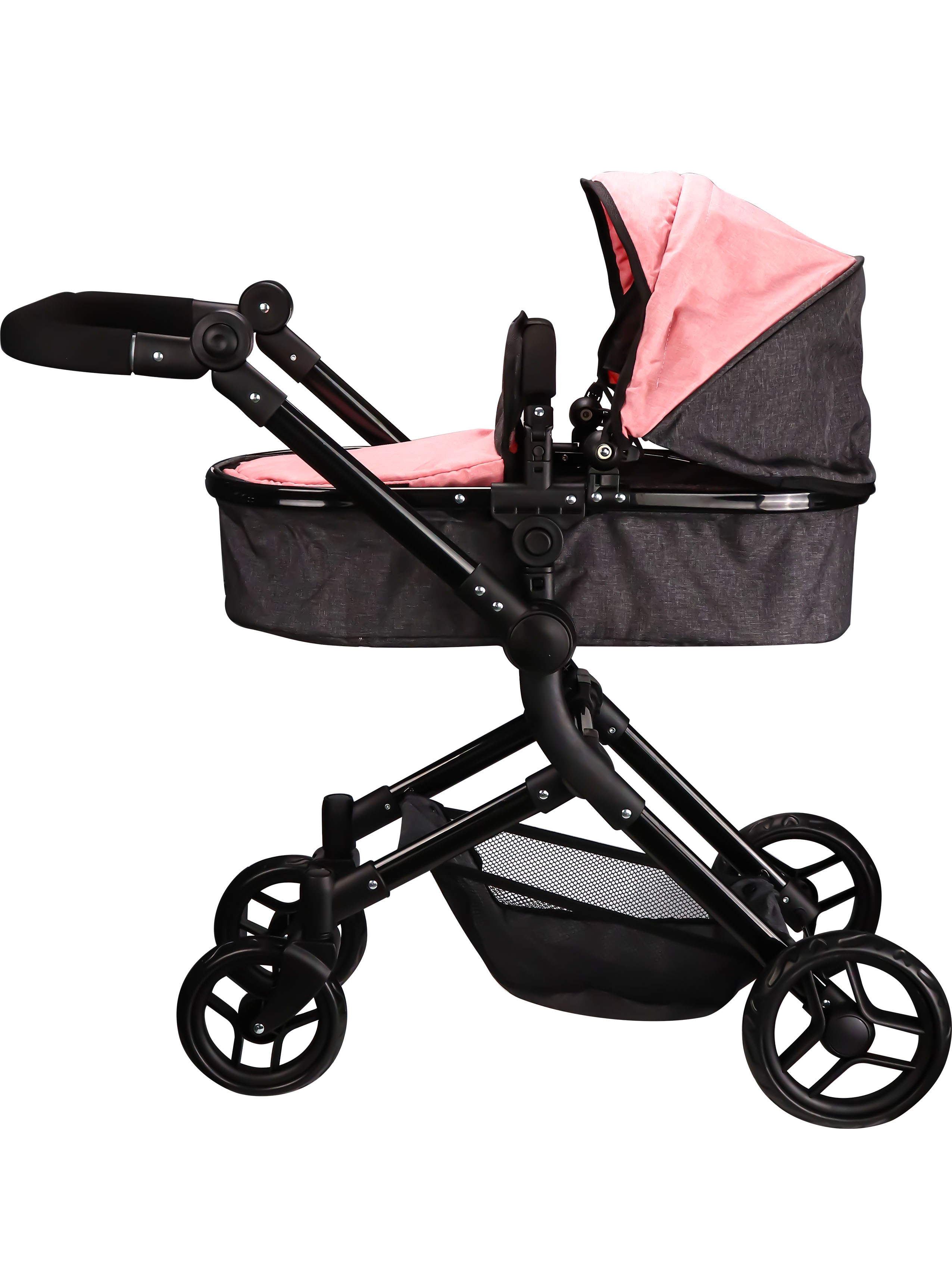 Коляска-трансформер для кукол Рыжий кот 9707-A - фото 3