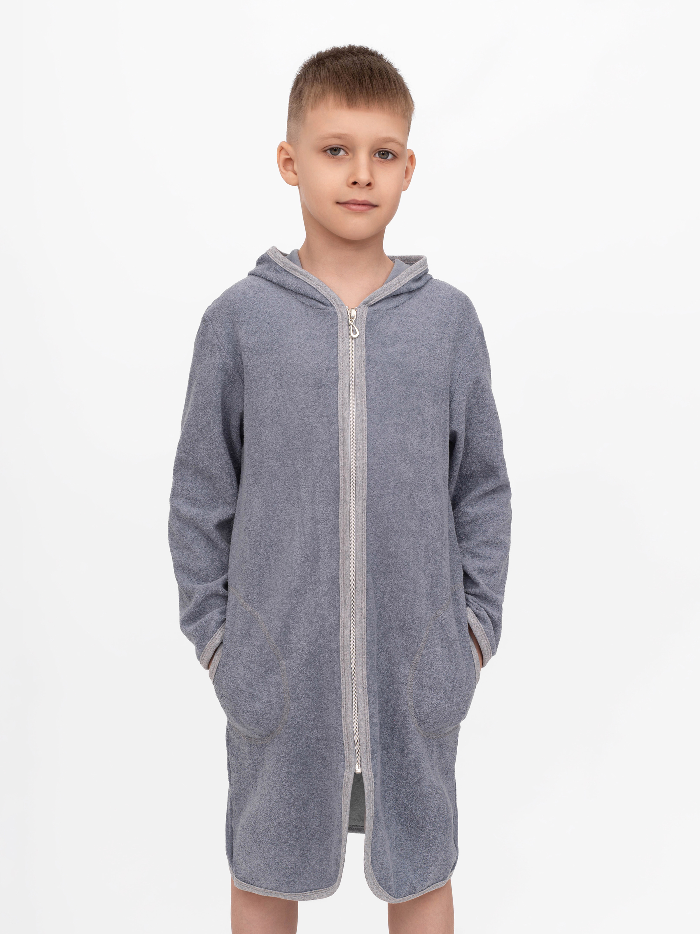 Халат Утенок 906 серый - фото 16