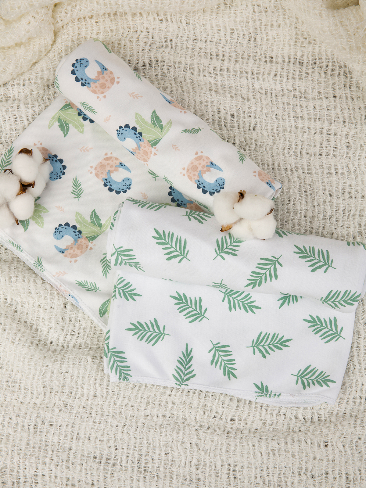 Пелёнка inlovery трикотаж 85х100 см 2 шт. - фото 13