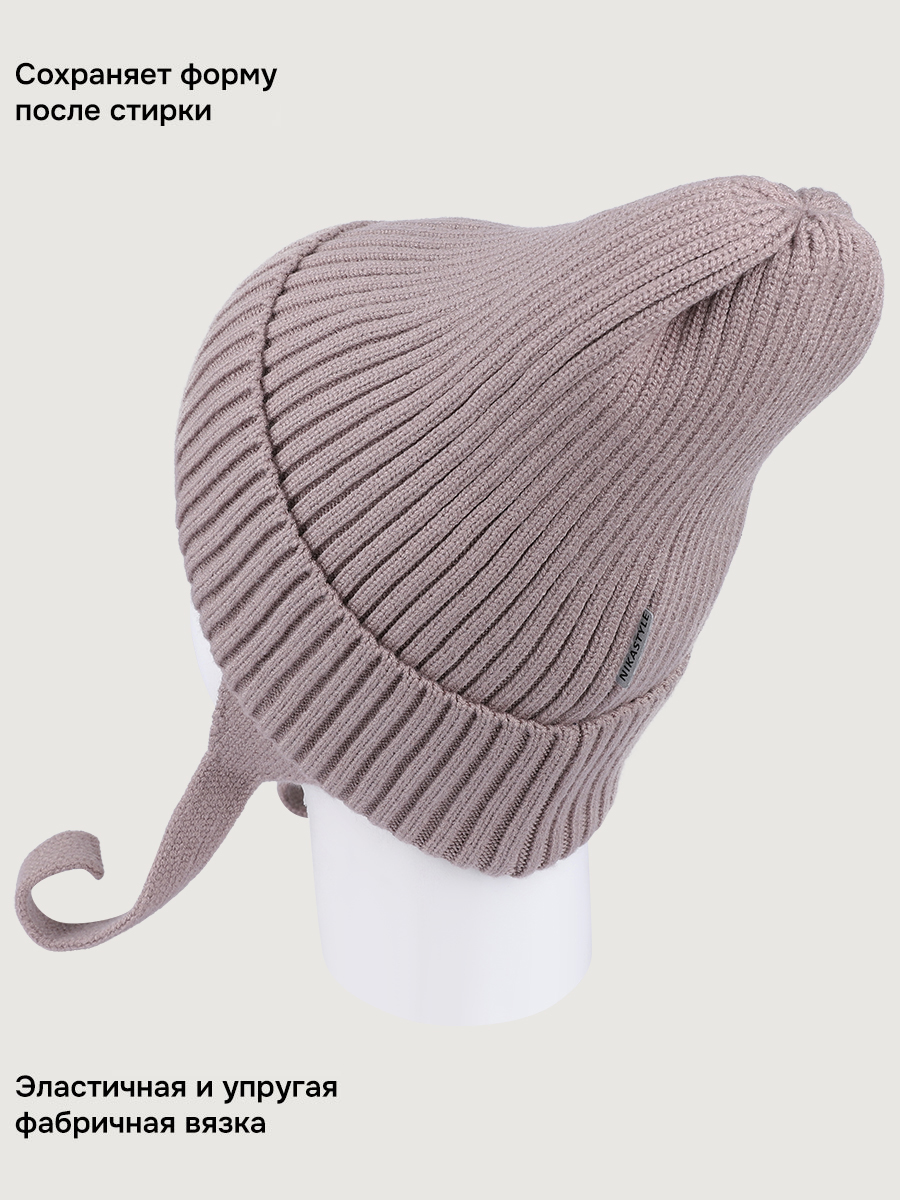 Шапка NIKASTYLE 11м21226 какао - фото 4