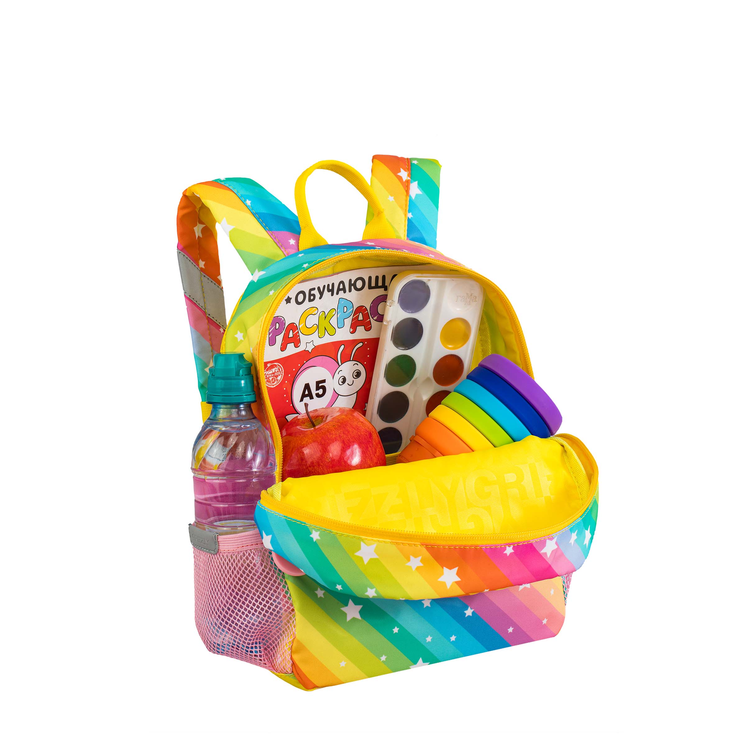 Рюкзак дошкольный Grizzly Радуга - фото 5
