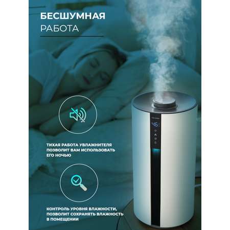 Увлажнитель воздуха HomDoctor настольный, с ионизацией
