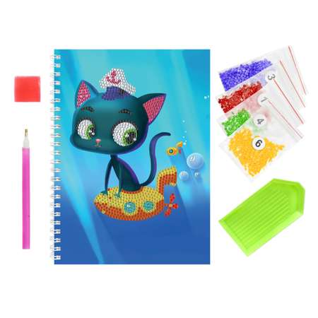 Алмазная мозаика Color Kit Кот-Капитан