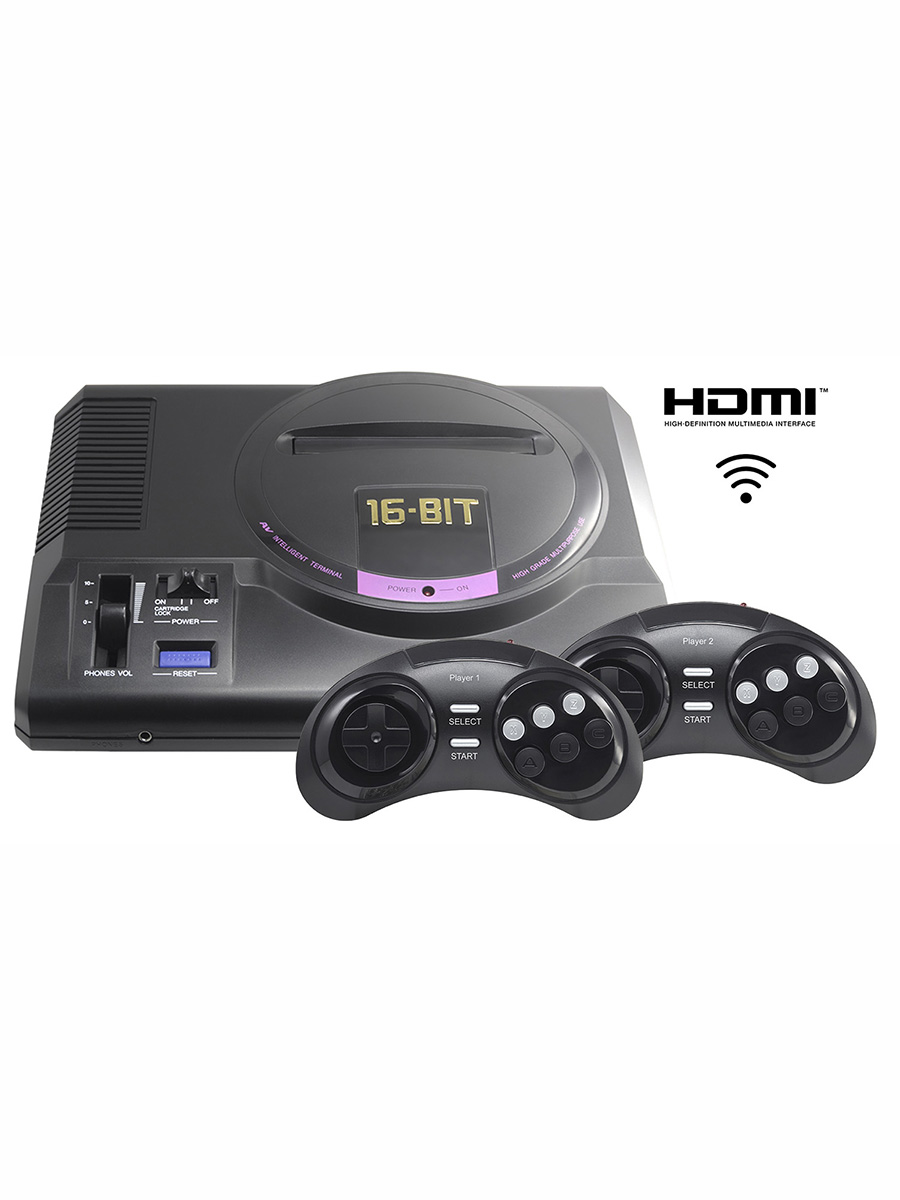 Игровая приставка для детей Retro Genesis SEGA HD Ultra + 225 игр + 2 беспроводных джойстика - фото 6