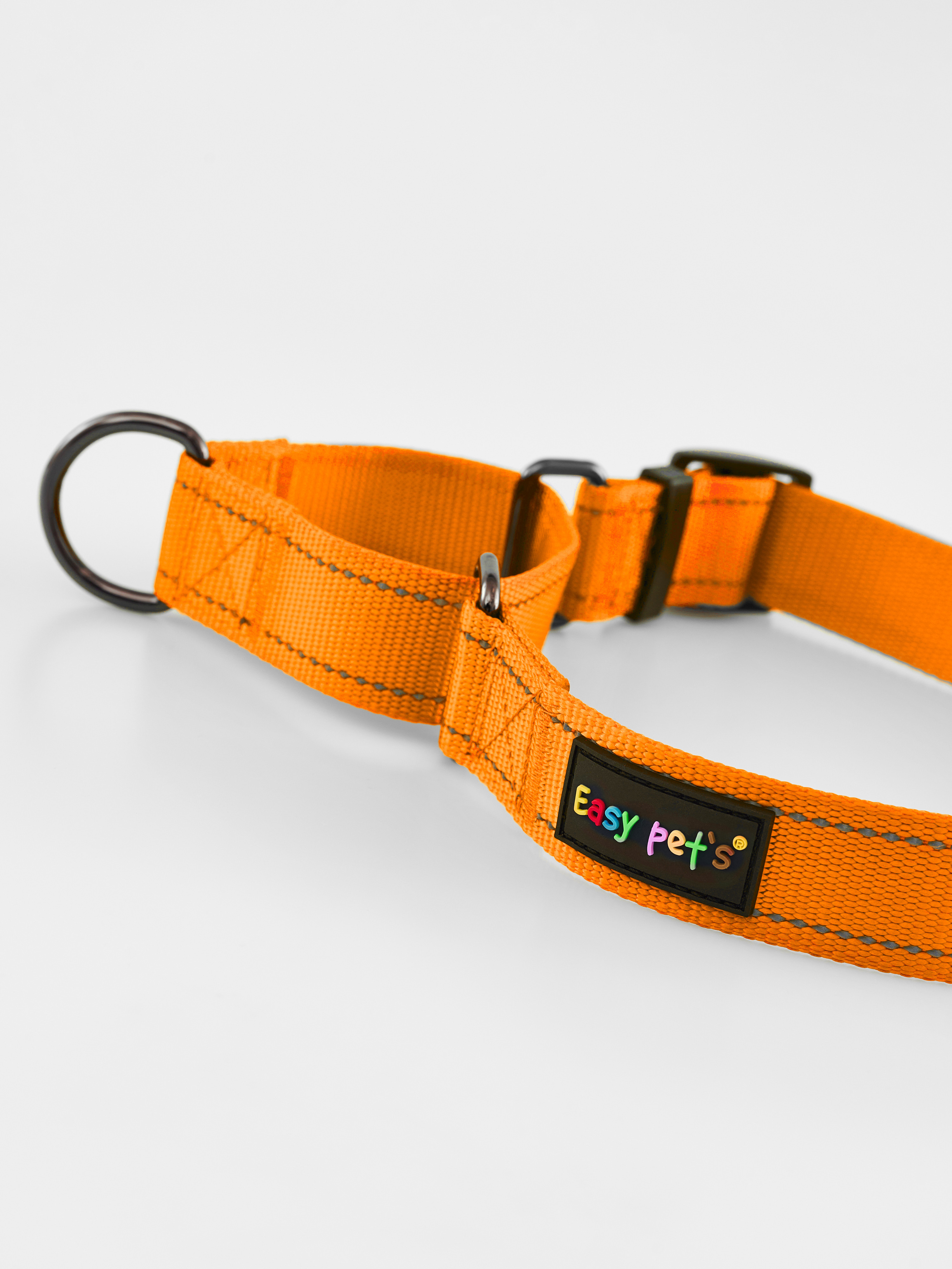 Ошейник для собак Easy Pets 5003 Martingale оранжевый р-р M 30-50см - фото 10