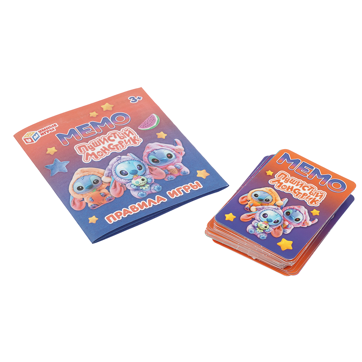 Настольная игра Умные игры Мемори Пушистый монстрик Мемо - фото 2