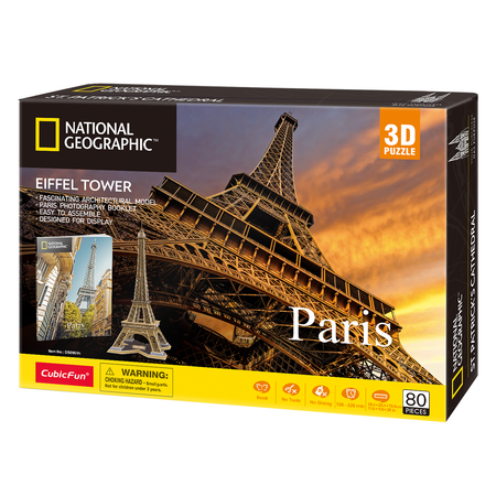 Пазл CubicFun National Geographic Париж 3D