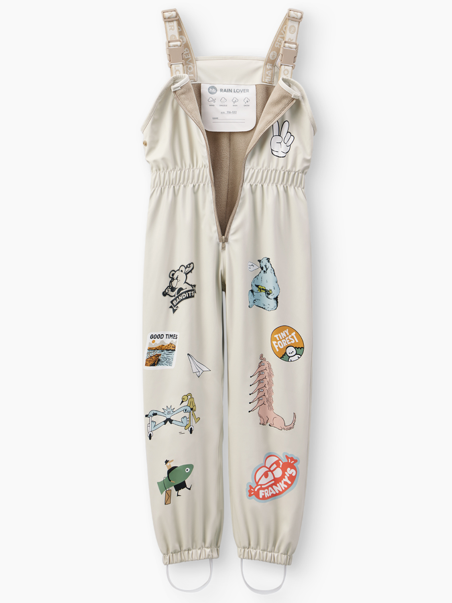 Куртка и полукомбинезон Happy Baby 88500-1_sand-stickers - фото 7