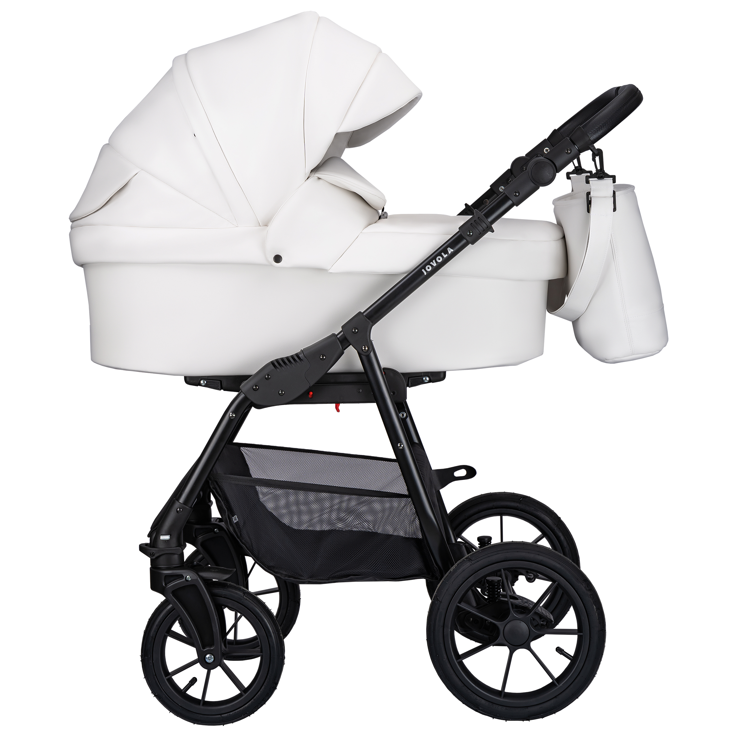 Коляска 2в1 JOVOLA Tessa Eco белый - фото 12