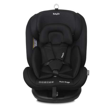 Автокресло BabyGo Multi-Stage New Isofix 0+/1/2/3 (0-36 кг) черный