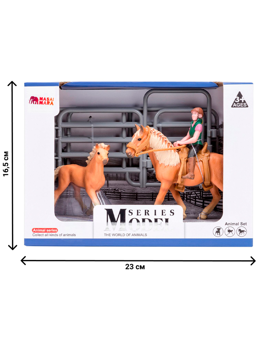 Игровой набор Masai Mara Авелинская лошадь и жеребенок - фото 7