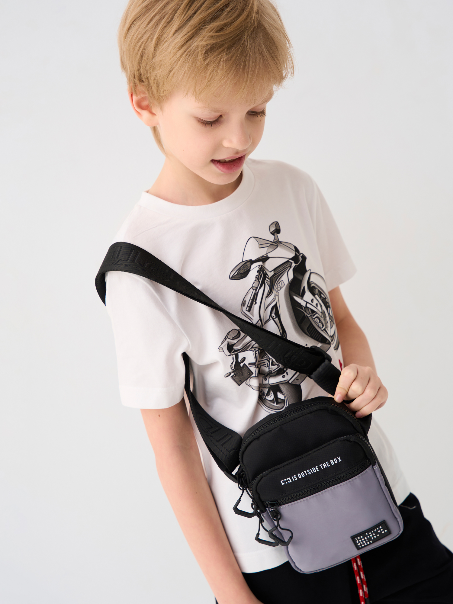 Изображение товара Стильная сумка кросс-боди PlayToday для подростков, регулировка