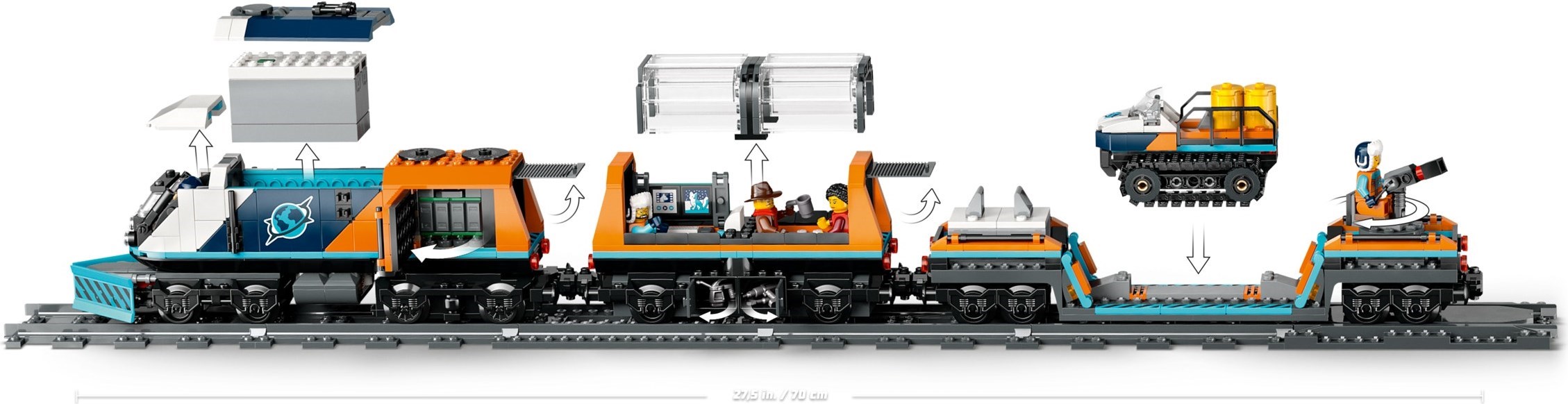Конструктор LEGO City 60470 1517 дет. - фото 10