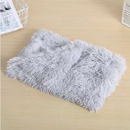 Лежанка-коврик ZDK домашних животных ZooWell Home серый M 78*54 см
